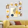 Wallity Set de 9 Cuadros Decorativos Multicolor en MDF